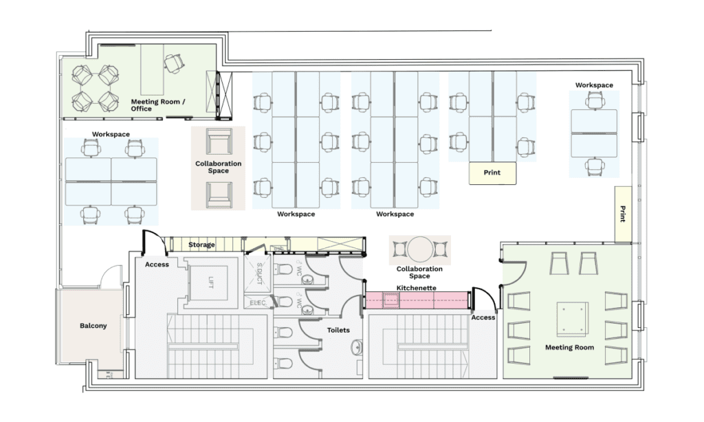 Level Four floorplan at 16 SJRQ